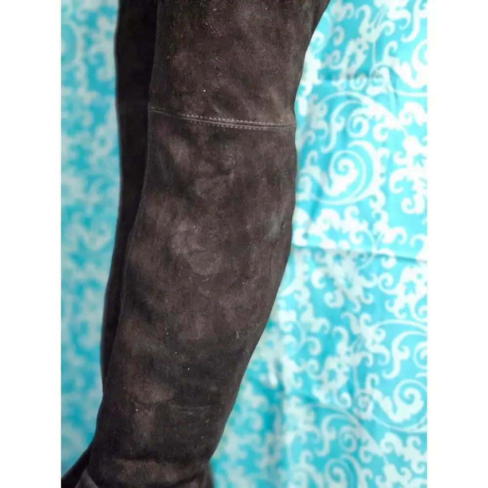 Stuart Weitzman Bedfordland Suede Over-The-Knee Boots Size 9 NWOT
